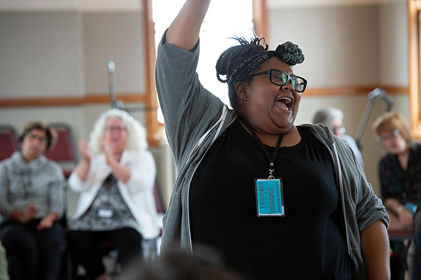 Vocal workshop at Centrum in Port Townsend