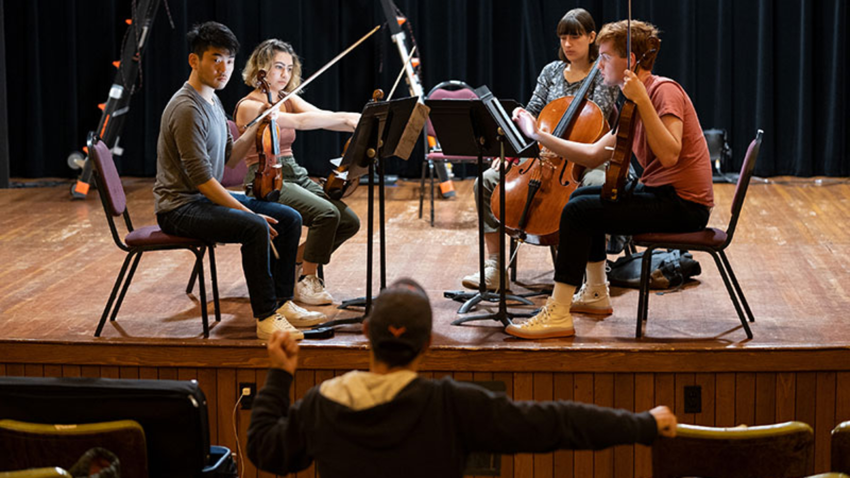 chamber music session at Fort Worden Port Townsend