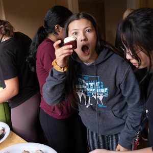 youth enjoy cupcakes