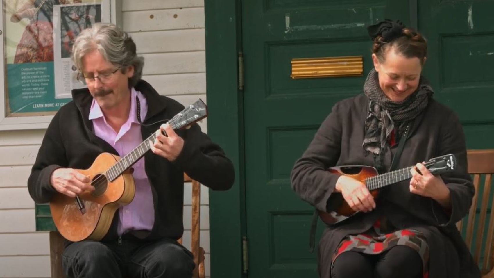 Daniel Ward and Heidi Swedberg