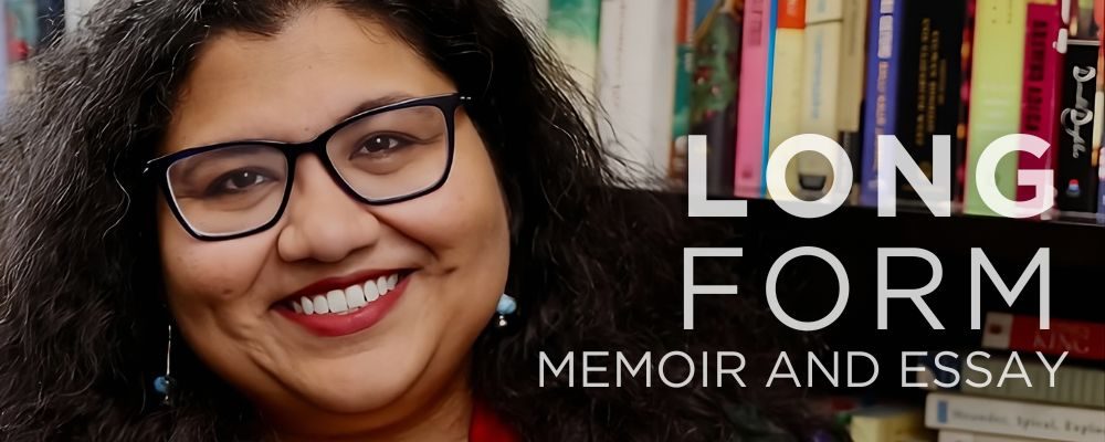 Long Form Memoir Essay Banner